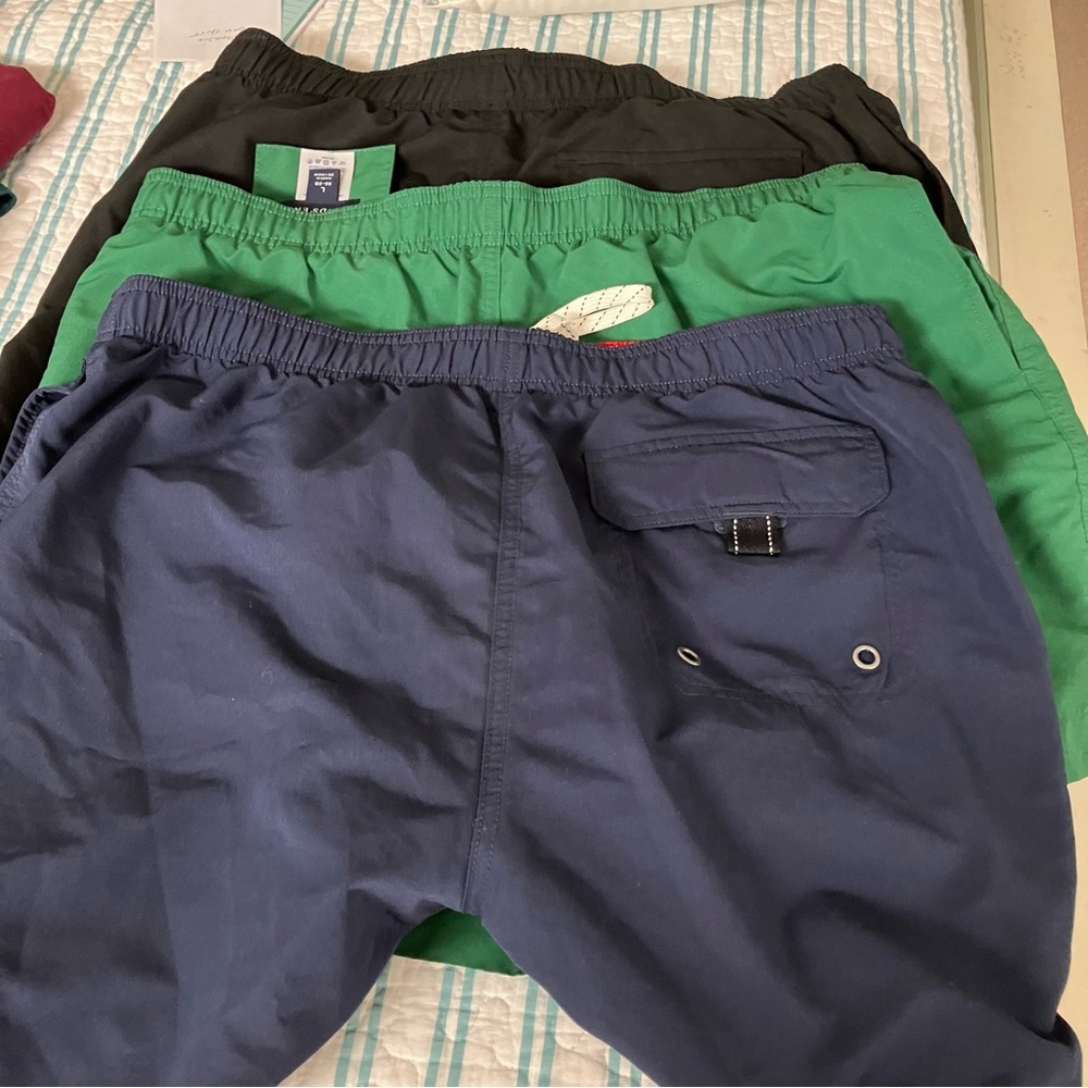 3 Bathing suits, Large Lands End hardly used